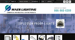 Desktop Screenshot of maeslighting.com