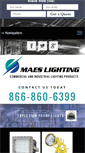 Mobile Screenshot of maeslighting.com